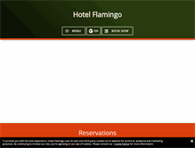Tablet Screenshot of hotelflamingoirapuato.com